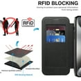 thumbnail image 5 of Ancove for iPhone 14 Wallet Case with Card Holder,Magnetic Mag Safe RFID Blocking PU Leather Clear Back Full Body Protective Case Cover for iPhone 14,Black, 5 of 7
