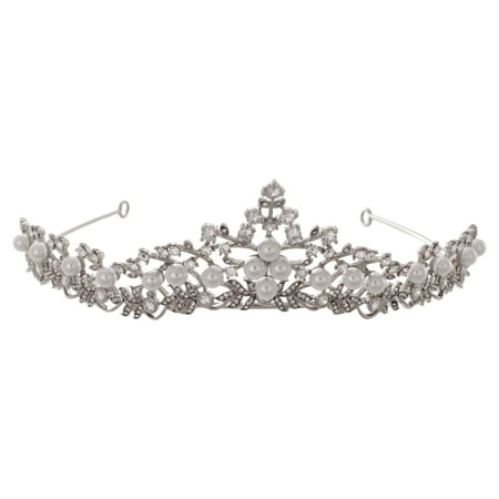 Believe by Brilliance Metal Circlet Open Crowns, Silver