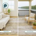 thumbnail image 4 of Addison Rugs Chantille Indoor/Outdoor Transitional Modern Gold Machine Washable Rectangle Rug, 8' x 10', 4 of 8