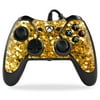 Skin Decal Wrap Compatible With PowerA Pro Ex Xbox One Controller Gold Chips