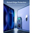 thumbnail image 4 of Funda de teléfono ESR Air Armor Series para iPhone 16, azul transparente, 4 of 7