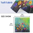 thumbnail image 6 of Coolnut Watercolor Painting Spring Flower Cloth Napkins Soft Comfortable Reusable Set of 6 Napkins Perfect for Family Dinners, Weddings, Cocktail, Kitchen(20 by 20 Inch) Washcloth Gift, 6 of 7