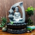 thumbnail image 1 of Durable Lightweight Desktop Fountain, With Light Tabletop Fountain, Office For Home US Plug 110V, 1 of 8