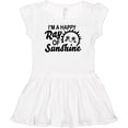 thumbnail image 3 of Inktastic Im a Happy Ray of Sunshine with Happy Sun Girls Baby Dress, 3 of 5