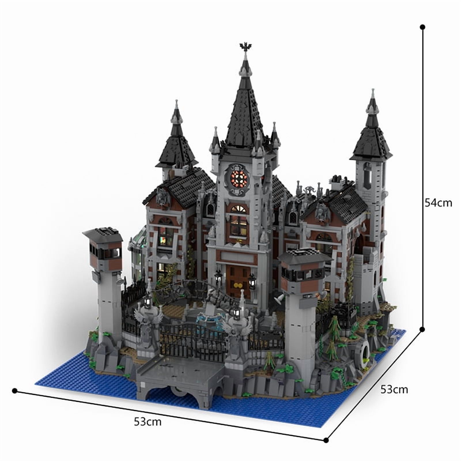 MOC-158329 Elizabeth Arkham Asylum Modular Building Blocks DIY Model Bricks Toys Kit 6778+pcs