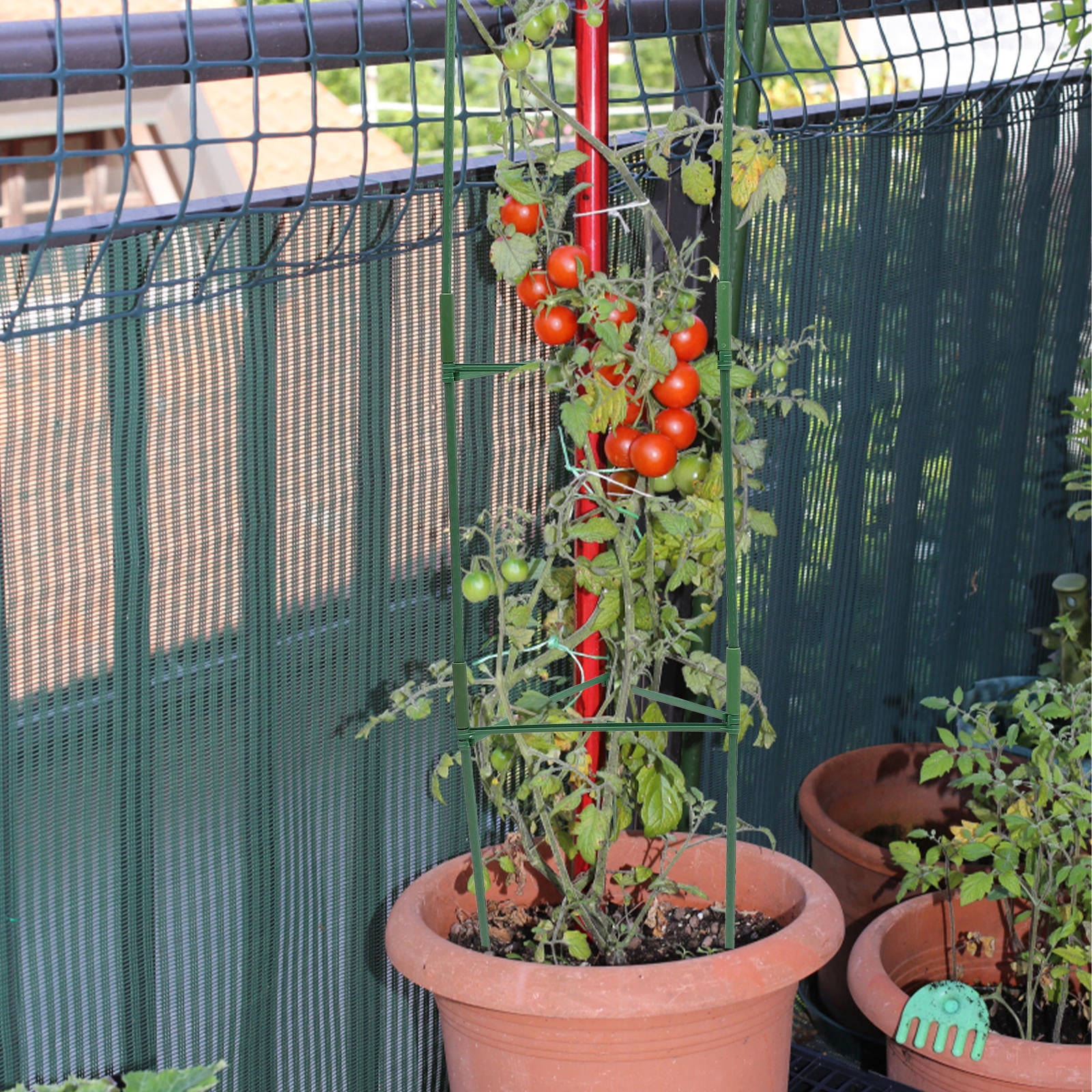 RENACLIPY Iron Garden Trellis - Decorative Climbing Plant Support Rack for Tomatoes, Vines, Flowers, and Vegetables