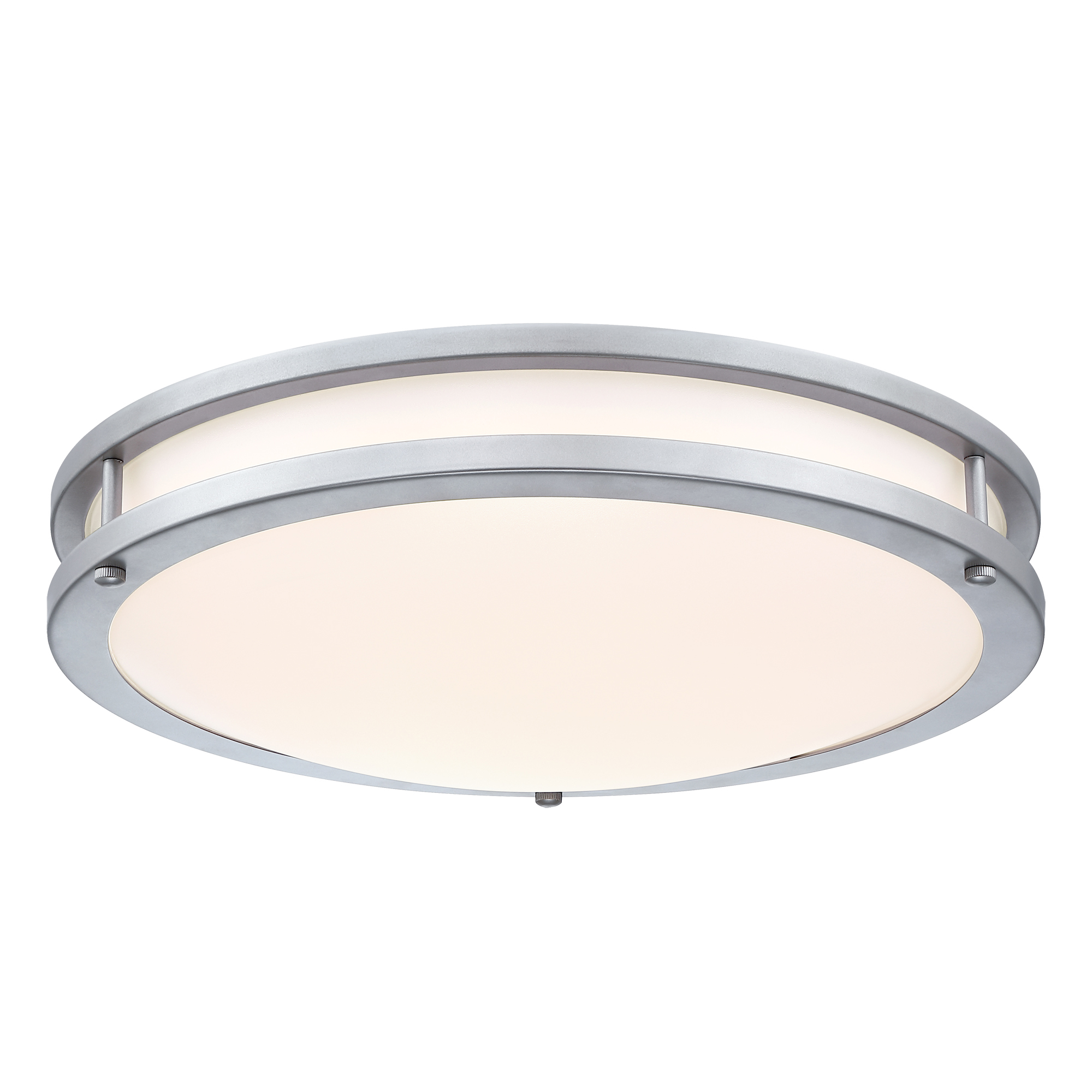 16 inch 25W LED Ceiling Light Flush Mount Light Fixture Brush Nickle