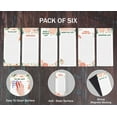 thumbnail image 5 of Inkdotpot Pack of 6 Funny Magnetic Dry Erase List For Fridge, Wipe Clean w/ NoStain, Quick Notes Shopping & Grocery List Whiteboard for Fridge, 8.75" x 3.8"(Floral ), 5 of 6