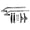 Silver, variant on Universal 5 Inch Fender Mounting Kit,Rear Wheel Semi Dump Work Truck Trailer