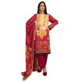 thumbnail image 1 of Pakistani Linen Salwar Kameez Indian Dresses for Women Ready to Wear 3 Pieces (X-Large, Pistachio), 1 of 6