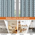 thumbnail image 7 of Lfeey Room Darkening Curtain，Grey Blue Floral Blackout Curtains 63 Inches Long, Set of 2, 7 of 7