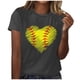 thumbnail image 1 of Blusa informal de manga corta con cuello redondo y estampado suelto de verano para mujer con estilo OAVQHLG3B Store  lin121212, 1 of 4