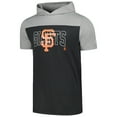 thumbnail image 2 of Men's New Era Black San Francisco Giants Active Brushed Hoodie T-Shirt, 2 of 3
