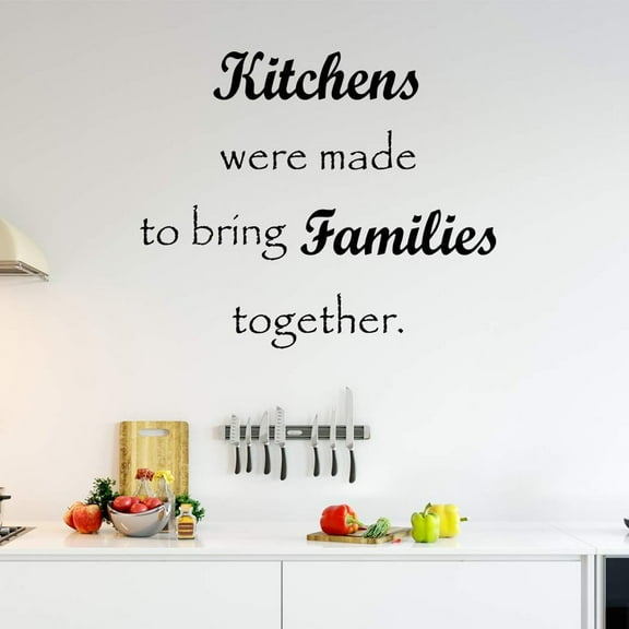 VWAQ Kitchens were Made to Bring Families Together - Family Kitchen Wall Decals