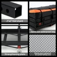 thumbnail image 3 of Yeshouse ExploreHorizon Cargo Carrier Hitch-Mounted | 60"x24"x6" Basket 500 Lb Capacity | Includes Waterproof Cargo Bag (15 Cubic Feet), Net and Straps | Fits 2-Inch Receivers | for Cars and SUVs, 3 of 8
