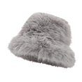 thumbnail image 1 of GUOOL Chapeau de Pêcheur pour Femmes Confortable et Chaud pour Randonnée en Plein Air Temps Froid Gris, 1 of 9