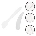 thumbnail image 4 of MasteelfCA 10 Pcs Cuillères pour Crème Faciale Cuillères d'Échantillonnage pour Crème Faciale Spatules (Transparent), 4 of 8