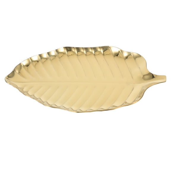 Hemoton  Kitchen Spoon Holder Stainless Steel Rest Spatula Gold Golden