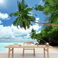 thumbnail image 3 of wall26 - Beach on Mahe Island in Seychelles - Removable Wall Mural | Self-Adhesive Large Wallpaper - 100x144 inches, 3 of 6
