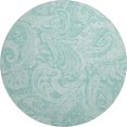 thumbnail image 2 of Dalyn Rugs Premium Machine Washable Mayfield AMF654 Teal 8' x 8' Round Rug, 2 of 5