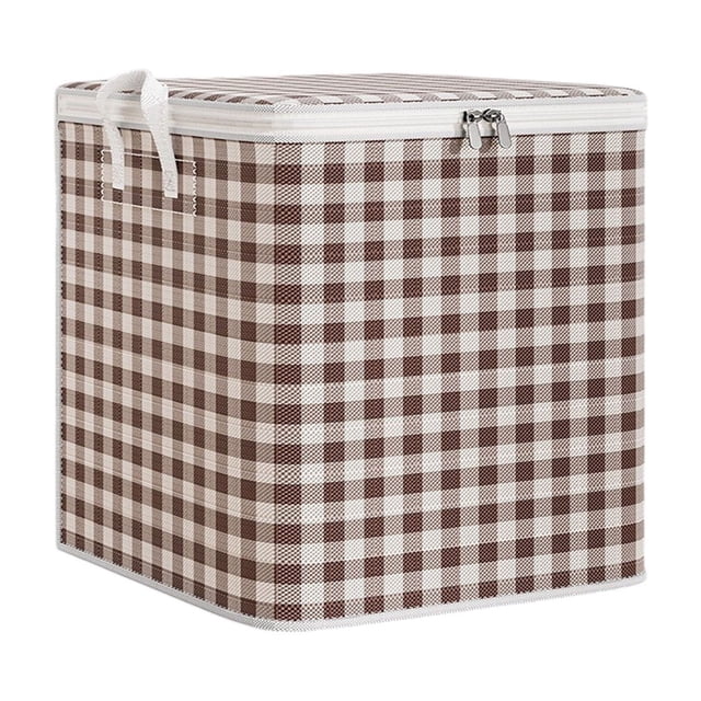 Totes for Storage Heavy Storage Oversized Storage Bag with Reinforced Handle for Clothes Tote Bag Thickened Double Zipper for Space Saving Travellarge Tote Bag