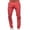 Pink, variant on Bigersell Women's High Waist Pants Full Length Pants Men's Casual Button Open Slim Fit Straight Solid Color Trousers Ladies' Ripped Boyfriend Pants