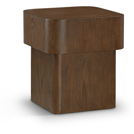 Meridian Furniture Oakmont Brown Oak Veneer End Table