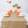 thumbnail image 2 of Weddingstar Modern Sparkle Sequin Table Runner - Metallic Gold, 2 of 2