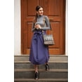 thumbnail image 3 of Bandolera Myra Bag Azure de lona reciclada y piel de vacuno, 3 of 7