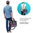 thumbnail image 4 of FORMRS Insulated Cooler Bag 24 Cans Capacity Soft Leakproof Lunch Box with Side Pockets, Purple Space Cat Pattern, 4 of 7