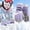 Purple, variant on Kid Snow Mittens Thermal Warm Lined Waterproof Gloves Kids Cold Weather Ski Gloves for Girls