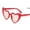 Red Glam, variant on Heart Shaped Sunglasses for Women, Party, Bride, Babe, Squad Bachelorrete Party Eyeglassses (Red Glam)