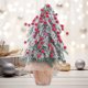 thumbnail image 5 of ¡Aprovecha!, Adornos navideños Cuentas flocadas Mini árbol de Navidad Adorno navideño Escritorio Pequeño árbol de Navidad Akmoler, 5 of 7