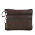 thumbnail image 1 of LHSHID Women's Leather Coin Purse Mini Pouch Change Wallet with Keychain, 1 of 4