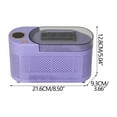thumbnail image 3 of Aqestyerly Portable Countertop Ice Maker Machine - Compact Transparent Window Design For Cocktails And Drinks, 3 of 6