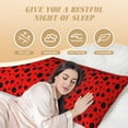thumbnail image 4 of KLL Ultra Soft Microfiber Body Pillow Cover/Pillowcases 20"x54" with Hidden Zipper Closure-Ladybug Pattern, 4 of 8