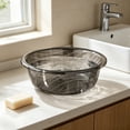 thumbnail image 5 of Thick Clear Plastic Basin, Large Laundry Wash Tub, Multipurpose Round Container for Face Bath Storage Household Bathroom Kitchen Indoor Use, 5 of 6