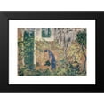 thumbnail image 2 of Ernst Schiess 24x18 Black Modern Framed Museum Art Print Titled - Woman in the Southern Garden, 2 of 5