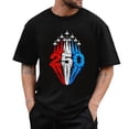 thumbnail image 4 of CUSTG T-Shirts Men's USA 250th Anniversary O-Neck Short Sleeve T Shirt Celebrate America's 250th Anniversary Comfort 1776-2026 4th Of July Tops, 4 of 4