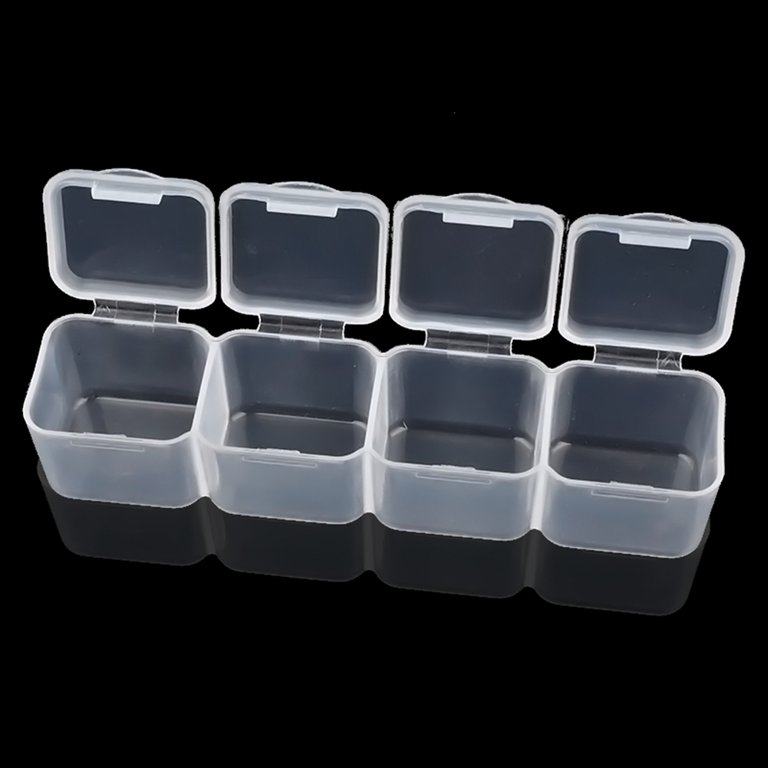 Storage Box Jewelry Organizer 28 Compartments Container Bead Holder Case 