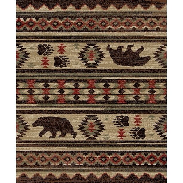 Mayberry Fort Mountain AD8033 Lodge Indoor Area Rug