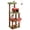 Brown, variant on Cat Tree Tower with Mushroom Scratcher, Large Hammock & Condo - Multi-Level Cat Tree for Indoor Cats, Small Space, Cute Pastel Design