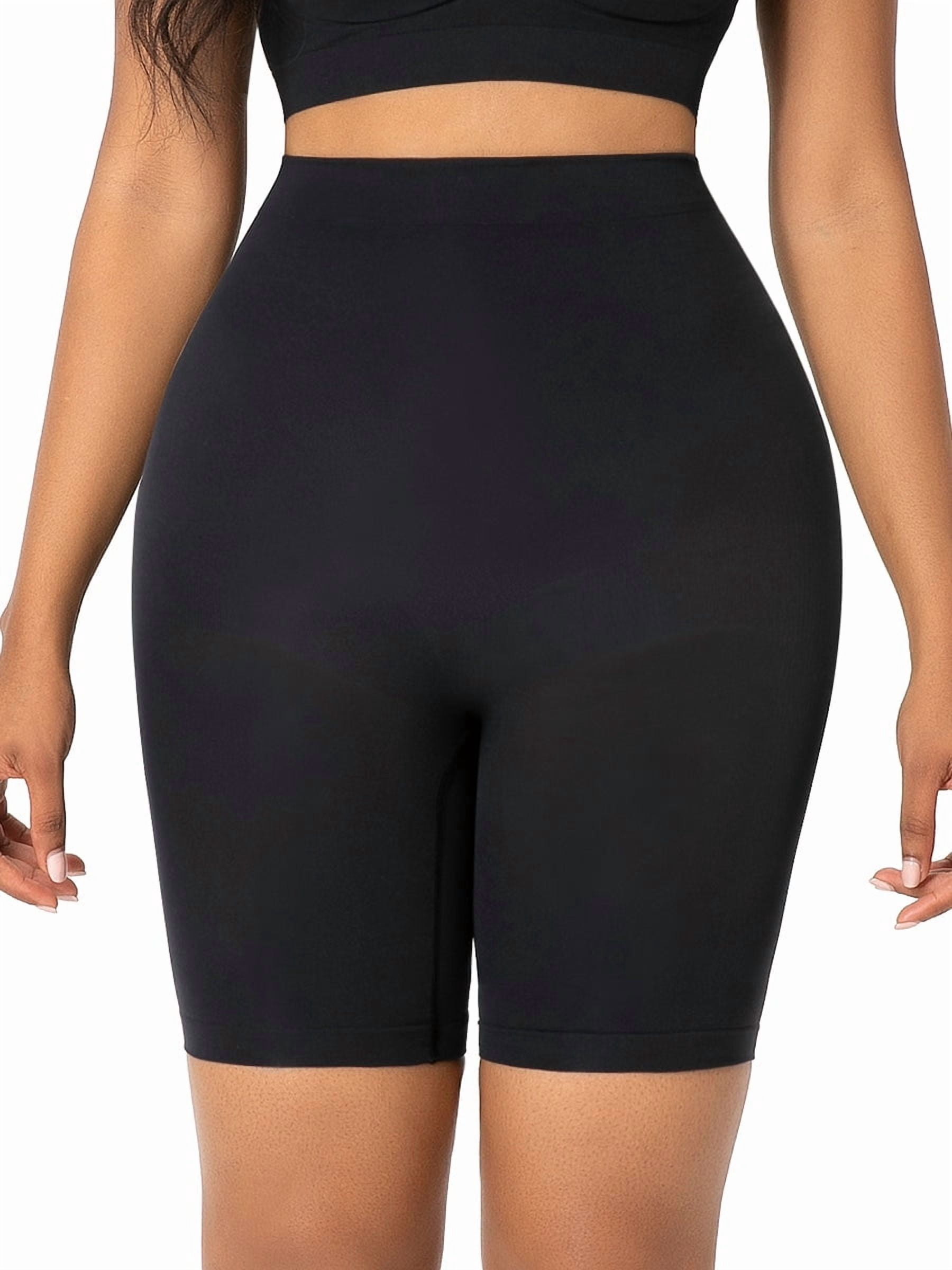 FeelinGirl Mid-Waist Seamless Butt Lifter Shapewear Shorts Slimmer