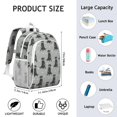 thumbnail image 5 of Black Labrador Backpack for School,Cute School Bag,Schoolbag with Adjustable Shoulder Straps & Padded Back,15"x11.42"x5.5", 5 of 5