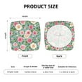 thumbnail image 6 of Fotbe Rose Flowers Velvet Stretch Couch Cushion Cover Plush Cushion Slipcover for Chair Cushion Furniture Protector Seat Cushion Sofa Cover-16.9in, 6 of 9