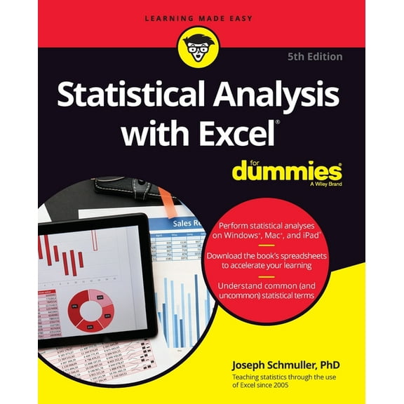 Statistical Analysis with Excel for Dummies, (Paperback)