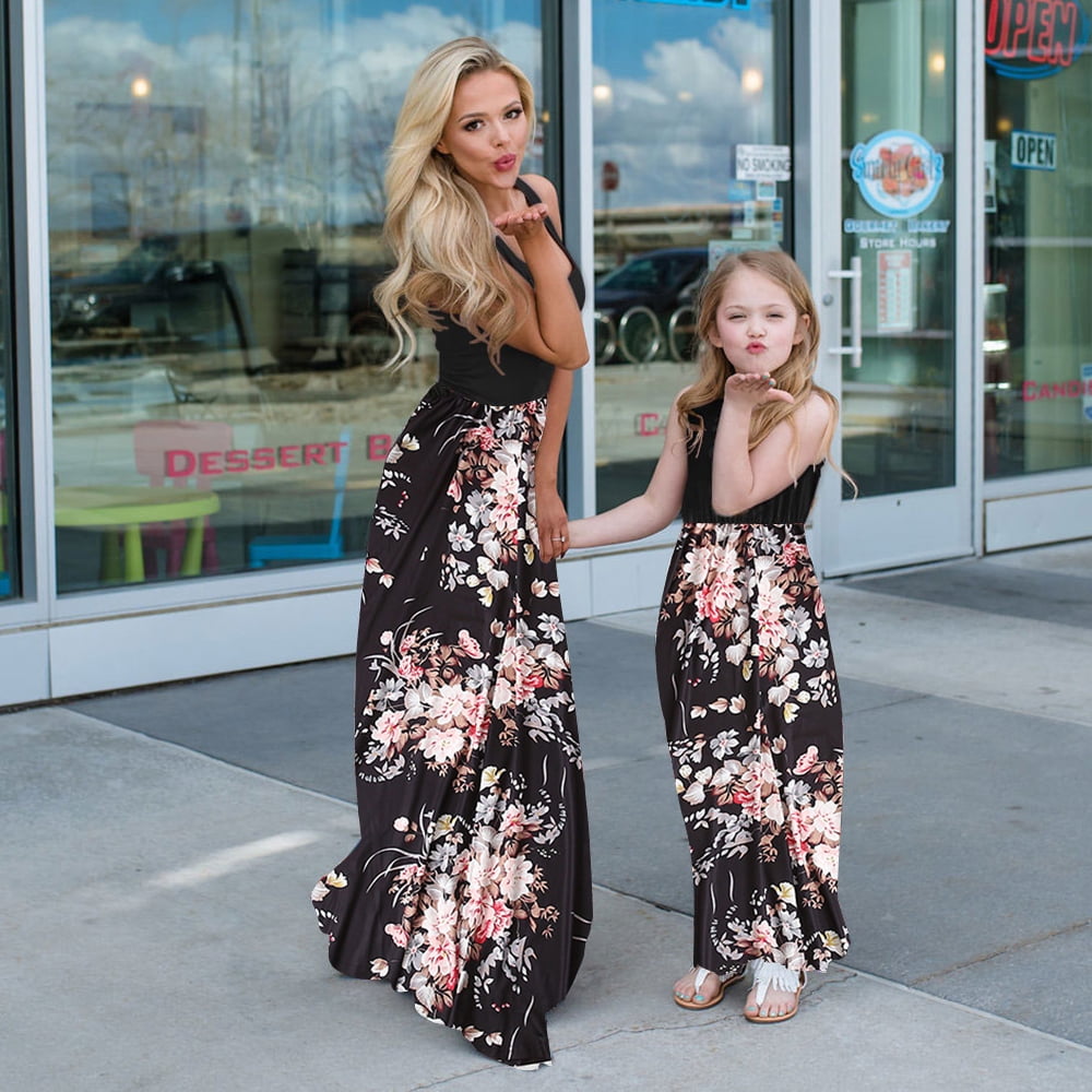 bohemian mommy and me dresses