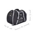 thumbnail image 3 of Transportín para mascotas Coastal Pet Bergan Comfort negro y gris, 3 of 9