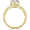 thumbnail image 2 of beryl_creation Women's 0.60 Ct Round Cut White Diamond Solitaire Engagement Wedding Ring 14K Yellow Gold Plated 925 Sterling Silver -9.5, 2 of 2