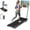 Orange, variant on BEROCA Foldable Treadmill with Handle, 3HP Small Treadmill for Small Space Home Office, 300 lbs Under Desks Walk Pad with Handle Incline APP 3 Colors Lights